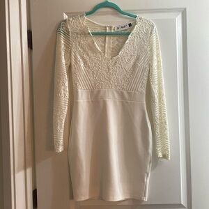White Lace Dress Size Medium